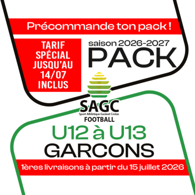 PACK U12 A U13G CESTAS 26-27