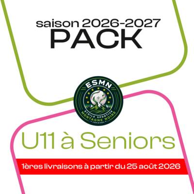 PACK U11 SENIORS MONTAGNE NOIRE 26-27