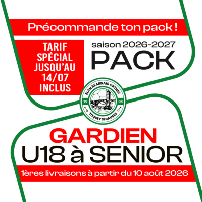 PACK U18 A SENIOR GB ORTHEZ 26-27