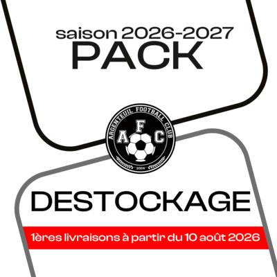 PACK DESTOCKAGE ARGENTEUIL 26-27