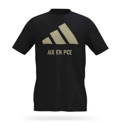 TEE-SHIRT ADI NOIR AIX 26-27 (1021A)