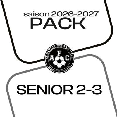 PACK SENIOR 2-3 ARGENTEUIL 26-27