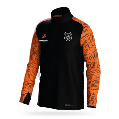 SWEAT DEC NOIR|ORANGE PAU BLEUETS 26-27 (531C)