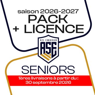 PACK ET LICENCE EMBRUN SENIORS 26-27