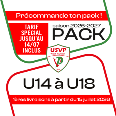 PACK U14 A U18 VIRAZEIL 26-27