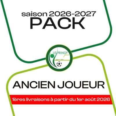 PACK ANCIEN JOUEUR PRINGY 26-27