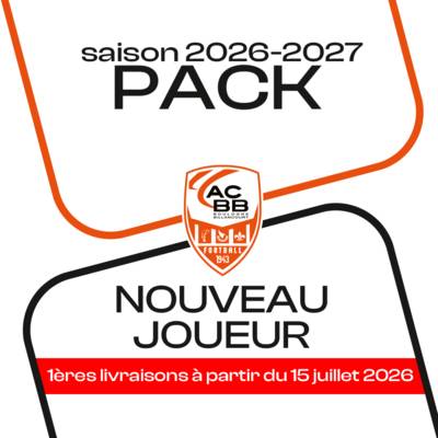 PACK NOUVEAU JOUEUR ACBB 26-27