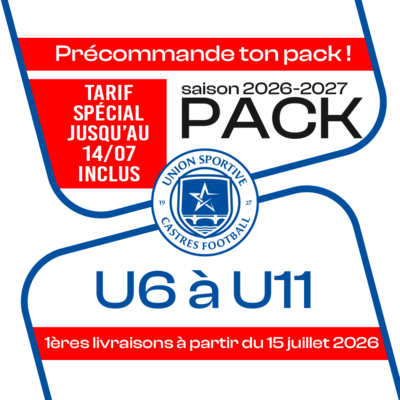 PACK CASTRES U6 A U11 26-27