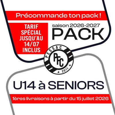 PACK PESSAC U14-SENIORS 26-27