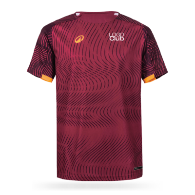 MAILLOT DEC BRODE BORDEAUX|ROUGE SENIOR TR. WAVE ORB24 BOUTIQUE