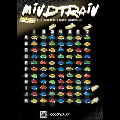 POSTER ENTRAINEMENT CERVEAU & MOUVEMENT - PERFORMANCE JEUNES & ADULTES - POSTER A1 MINDTRAIN V300