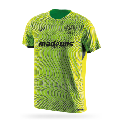 MAILLOT DEC JAUNE NEON GARDIENS BOCOGNANO 26-27 (530E)