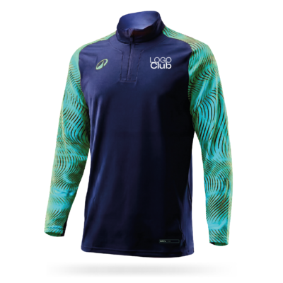 SWEAT TR. DEC BRODE MARINE|VERT JUNIOR WAVE ORB24 BOUTIQUE