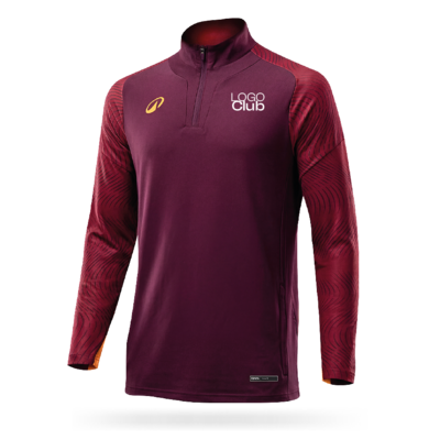 SWEAT TR. DEC BRODE BORDEAUX|ROUGE FONCE SENIOR WAVE ORB24 BOUTIQUE