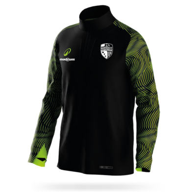 SWEAT DEC NOIR|JAUNE NEON MARENSIN 26-27 (531D)