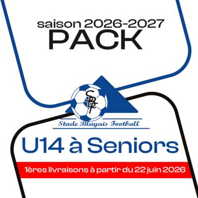 PACK U14 A SENIORS BLAYAIS 26-27