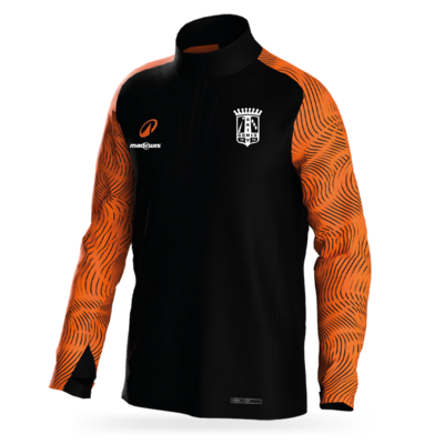 SWEAT DEC NOIR|ORANGE ST GENIS 26-27 (531C)