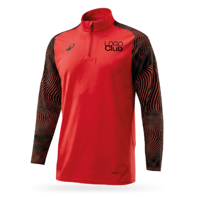SWEAT TR. DEC BRODE ROUGE|NOIR SENIOR WAVE ORB24 BOUTIQUE