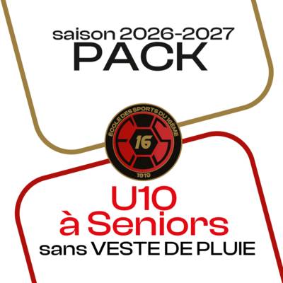 PACK U10 A SENIORS SS VESTE ES16 26-27
