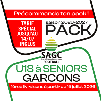 PACK U18 A SENIORS G CESTAS 26-27