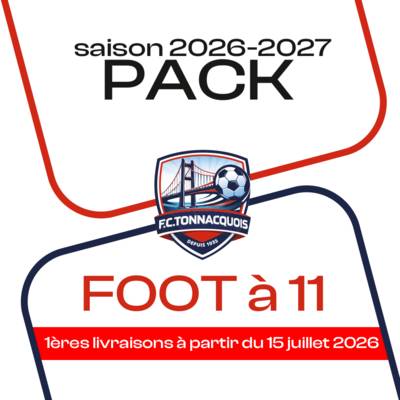 PACK FOOT A 11 FC TONNACQUOIS 26-27