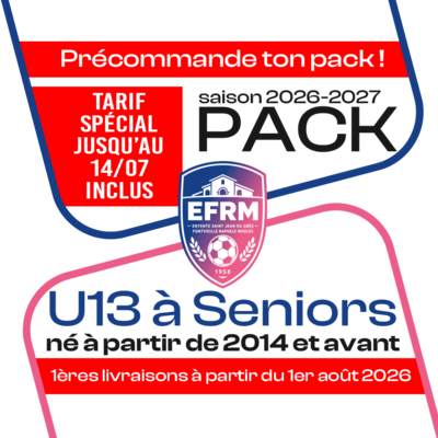 PACK U13 A SENIORS EFRM 26-27