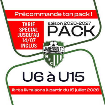 PACK U6 A U15 MARENSIN 26-27