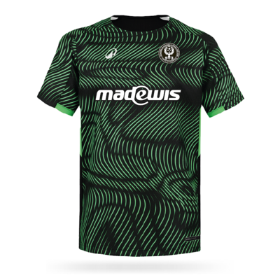 MAILLOT DEC NOIR|VERT NEON EPINAY 26-27 (530S)