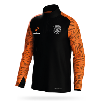 SWEAT DEC NOIR|ORANGE PALOIS GB 26-27 (531C)