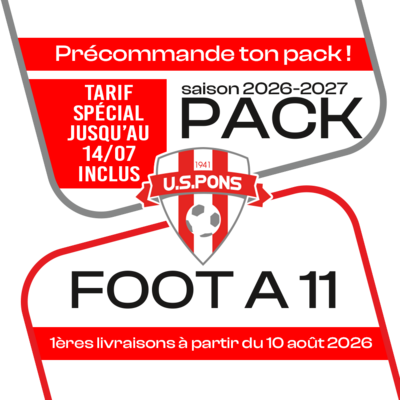 PACK FOOT A 11 PONTOISE 26-27