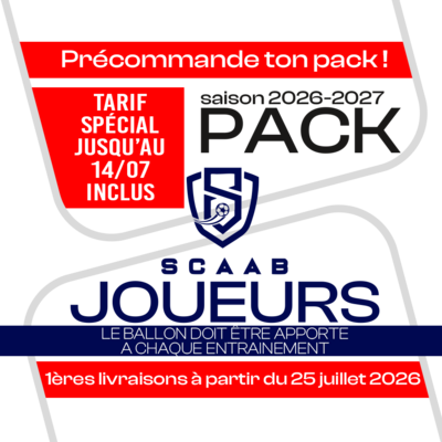 PACK JOUEURS SCAAB 26-27