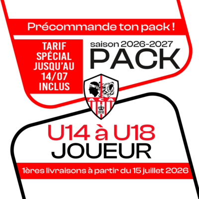 PACK JOUEUR U14 A U18 ACA 26-27