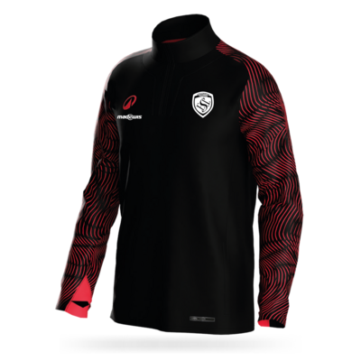 SWEAT DEC NOIR|ROUGE TRAPPES 26-27 (531B)