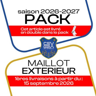 PACK MAILLOT EXTERIEUR VALENTON HB 26-27