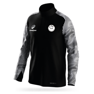 SWEAT DEC NOIR|BLANC COEUR HERAULT 26-27 (531A)