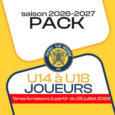 PACK U14 A U18 JOUEURS GUEUGNON 26-27