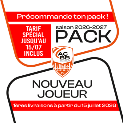 PACK NOUVEAU JOUEUR ACBB 26-27