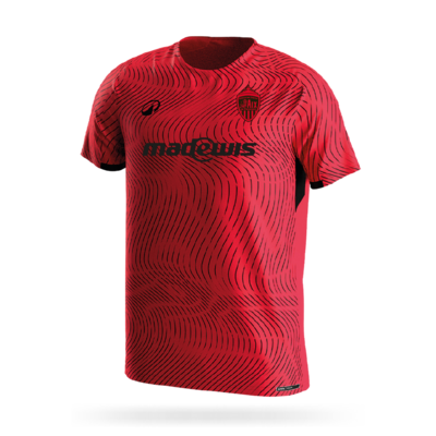 MAILLOT ROUGE|NOIR WAVE AIX 25-26