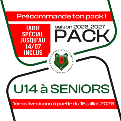 PACK U14 A SENIORS AIGREFEUILLE 26-27