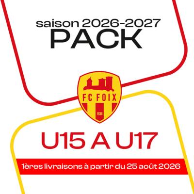PACK U15 A U17 FC FOIX 26-27