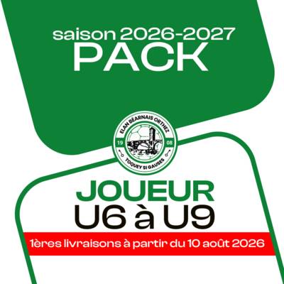PACK U6 A U9 ORTHEZ 26-27