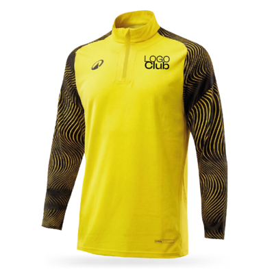 SWEAT TR. DEC BRODE JAUNE|NOIR JUNIOR WAVE ORB24 BOUTIQUE