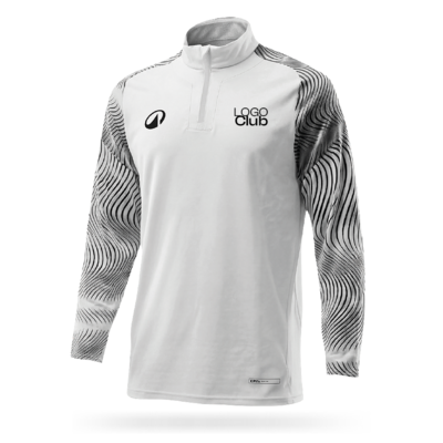 SWEAT TR. DEC BRODE BLANC|NOIR JUNIOR WAVE ORB24 BOUTIQUE