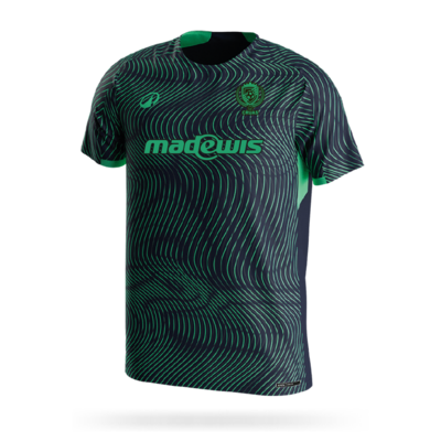 MAILLOT DEC MARINE|VERT CRUAS 26-27 (530C)