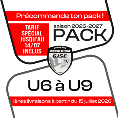 PACK U6 A U9 SAINTONGE 26-27