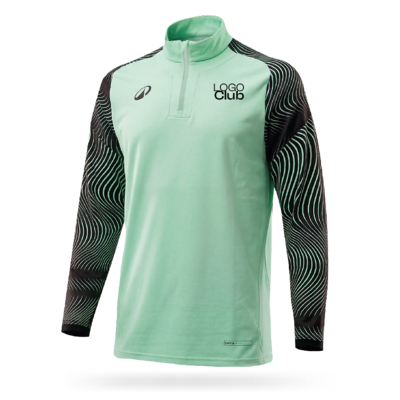 SWEAT TR. DEC BRODE MENTHE|NOIR JUNIOR WAVE ORB24 BOUTIQUE