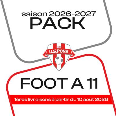 PACK FOOT A 11 US PONS 26-27