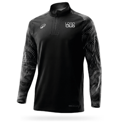 SWEAT TR. DEC BRODE NOIR|BLANC SENIOR WAVE ORB24 BOUTIQUE