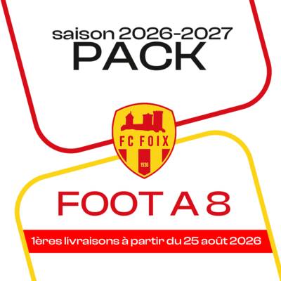 PACK FOOT A 8 FC FOIX 26-27