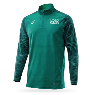 SWEAT TR. DEC BRODE VERT|VERT FORET JUNIOR WAVE ORB24 BOUTIQUE